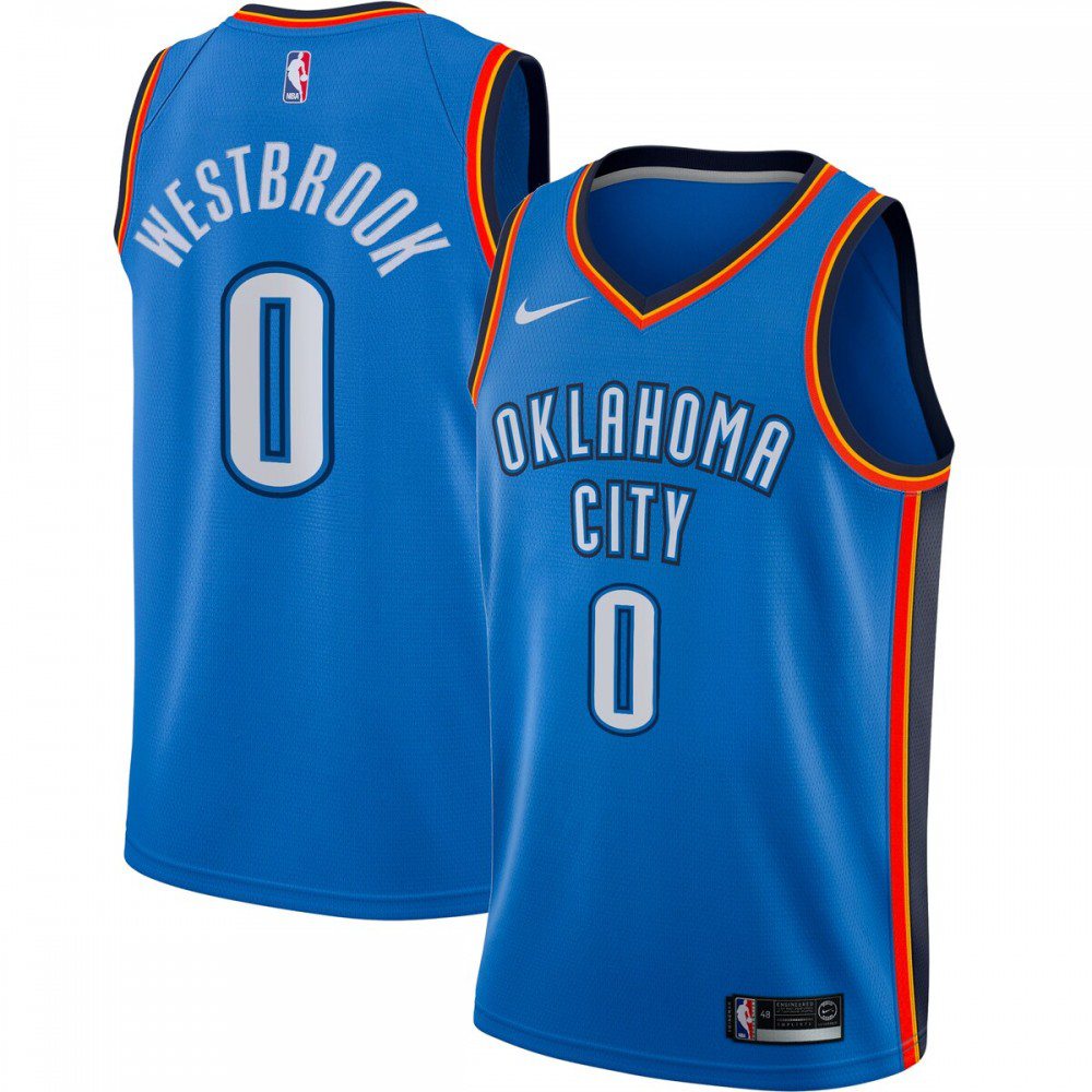 Russell Westbrook Oklahoma City Thunder Swingman Player Jersey - Icon Edition - Blue-Pro Kit Vault | Brand New 26/27 Sports Jerseys